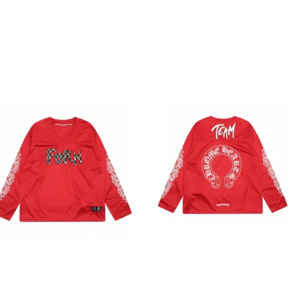 Chrome Hearts FORM Team Mesh Jersey Red - 1
