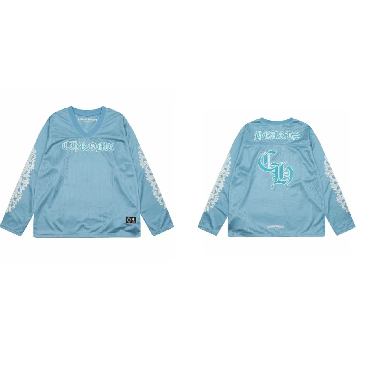 Chrome Hearts Mesh Football Jersey Green - 8