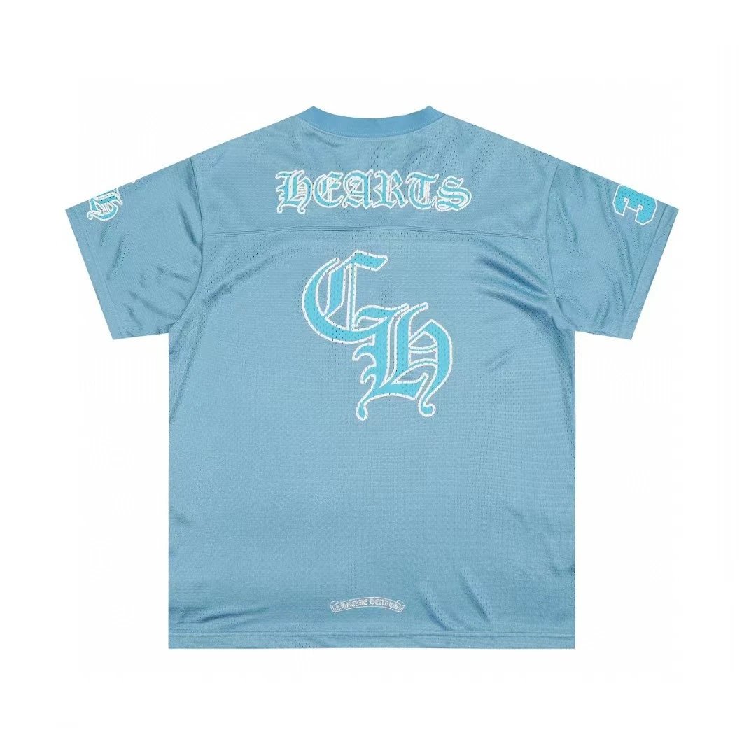 Chrome Hearts Mesh Football Jersey Green - 24