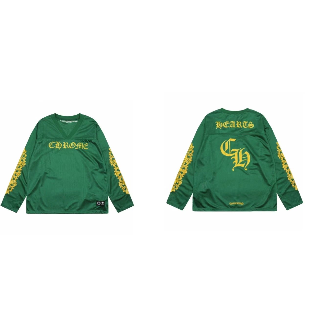 Chrome Hearts Mesh Football Jersey Green - 44