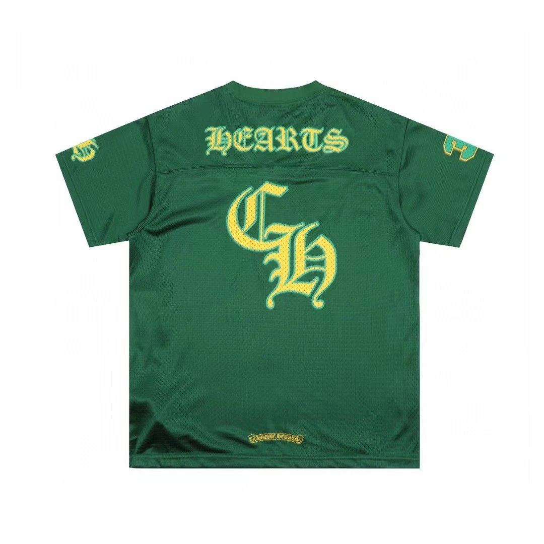 Chrome Hearts Mesh Football Jersey Green - 28