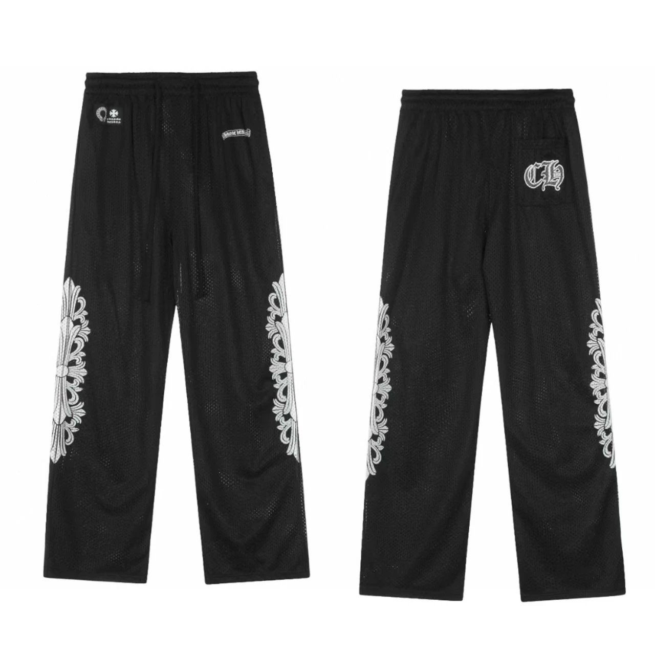 Chrome Hearts Mesh Basketball Pants Black