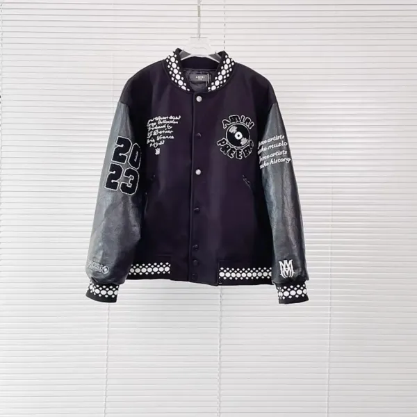 Amiri Mini Phenomenon 2023 Varsity Jacket Black - 1