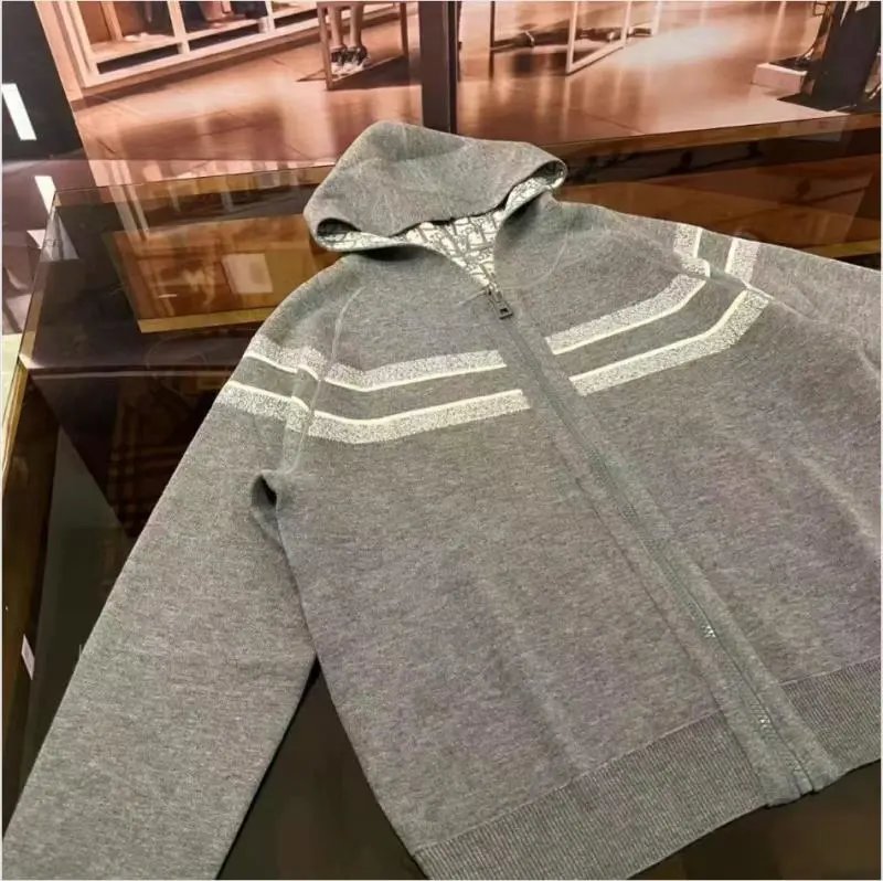Double sided dark gray zipper