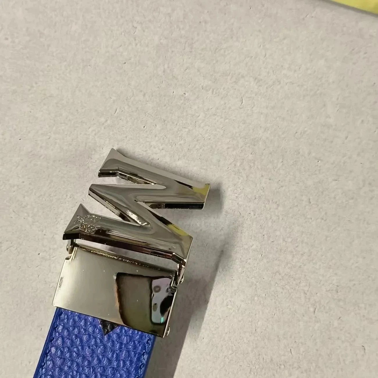 Blue Silver Buckle