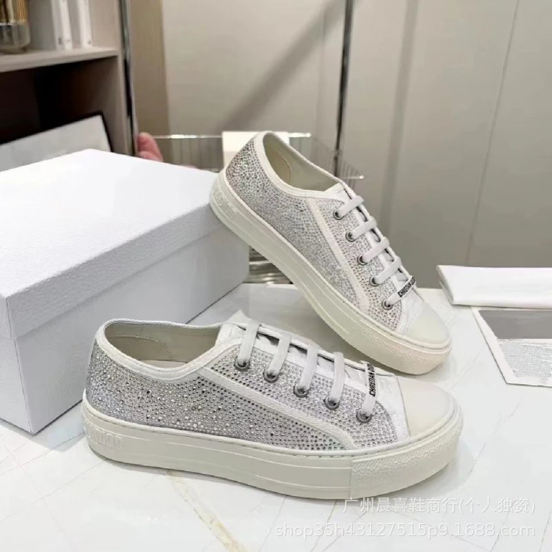 Flat White Rhinestone