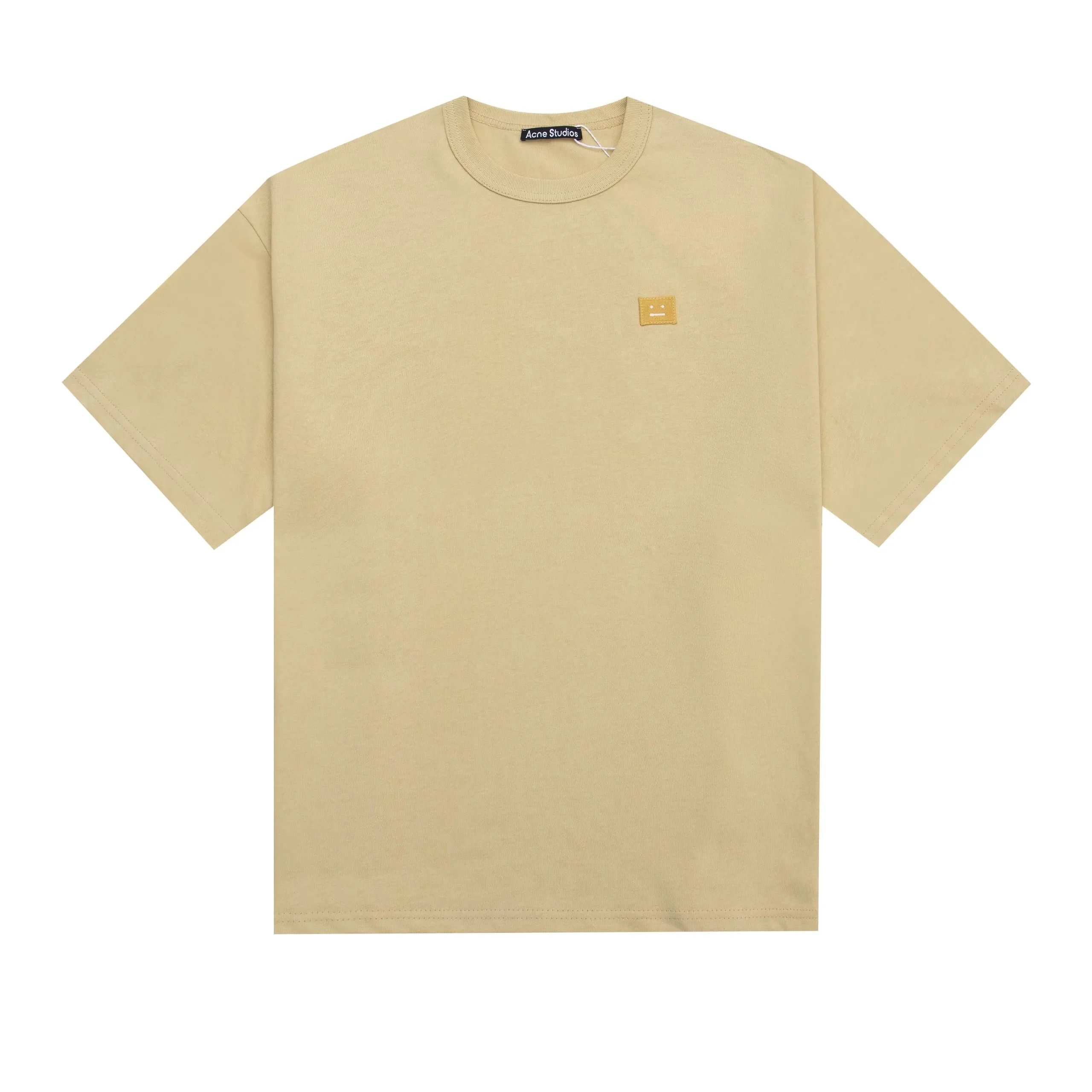 Khaki Square Smiley Face