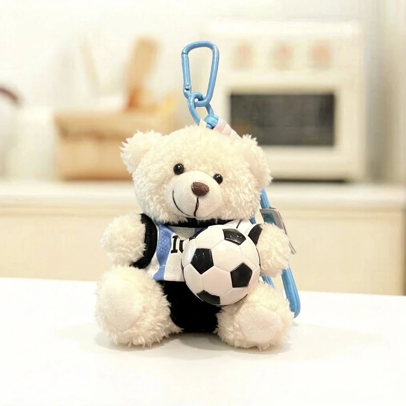 Messi bear-black and white football