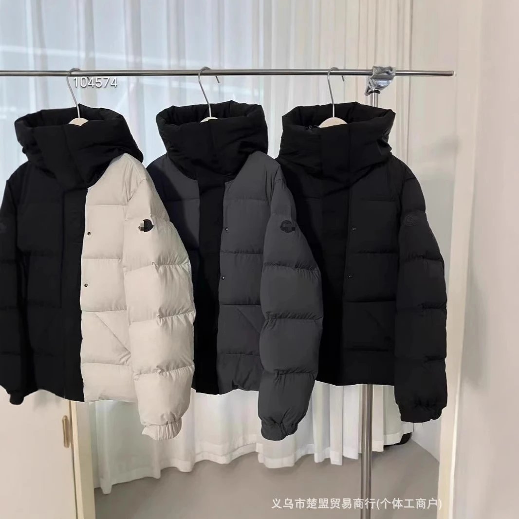 High version of Mengjia’s popular black warrior men’s and women’s same cotton jacket hooded thickened warm fashion trend jacket