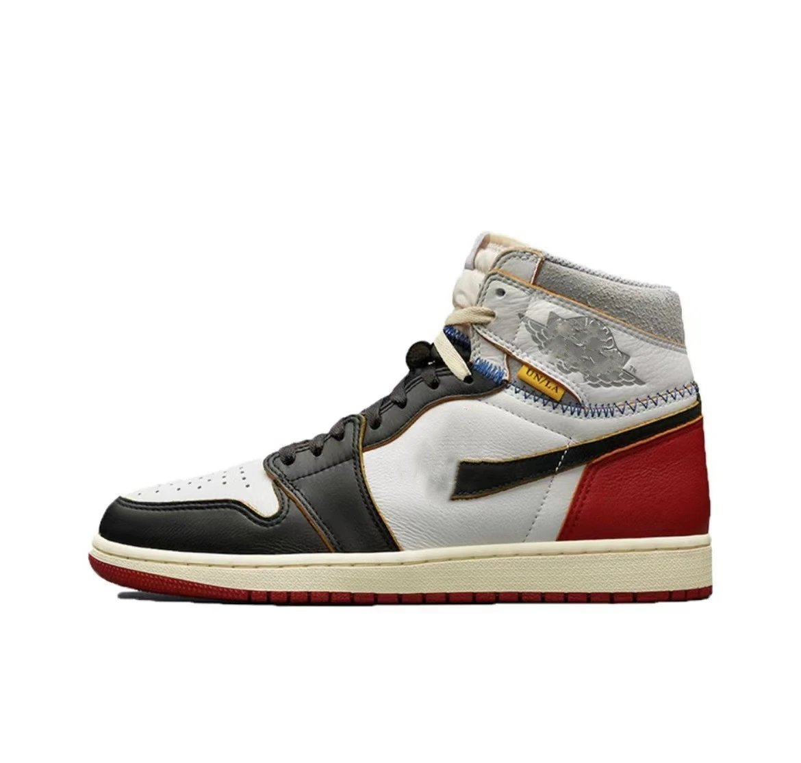 Jordan Sneakers High-Top Lace-Up Basketball — Black, white, and red