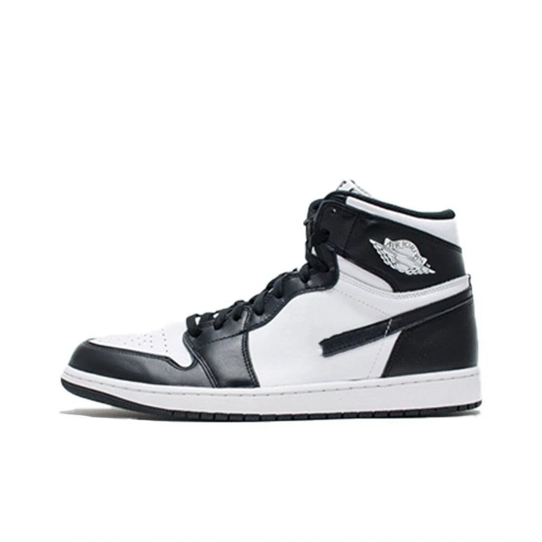 Jordan Sneakers High-Top Lace-Up Basketball — Black and white panda