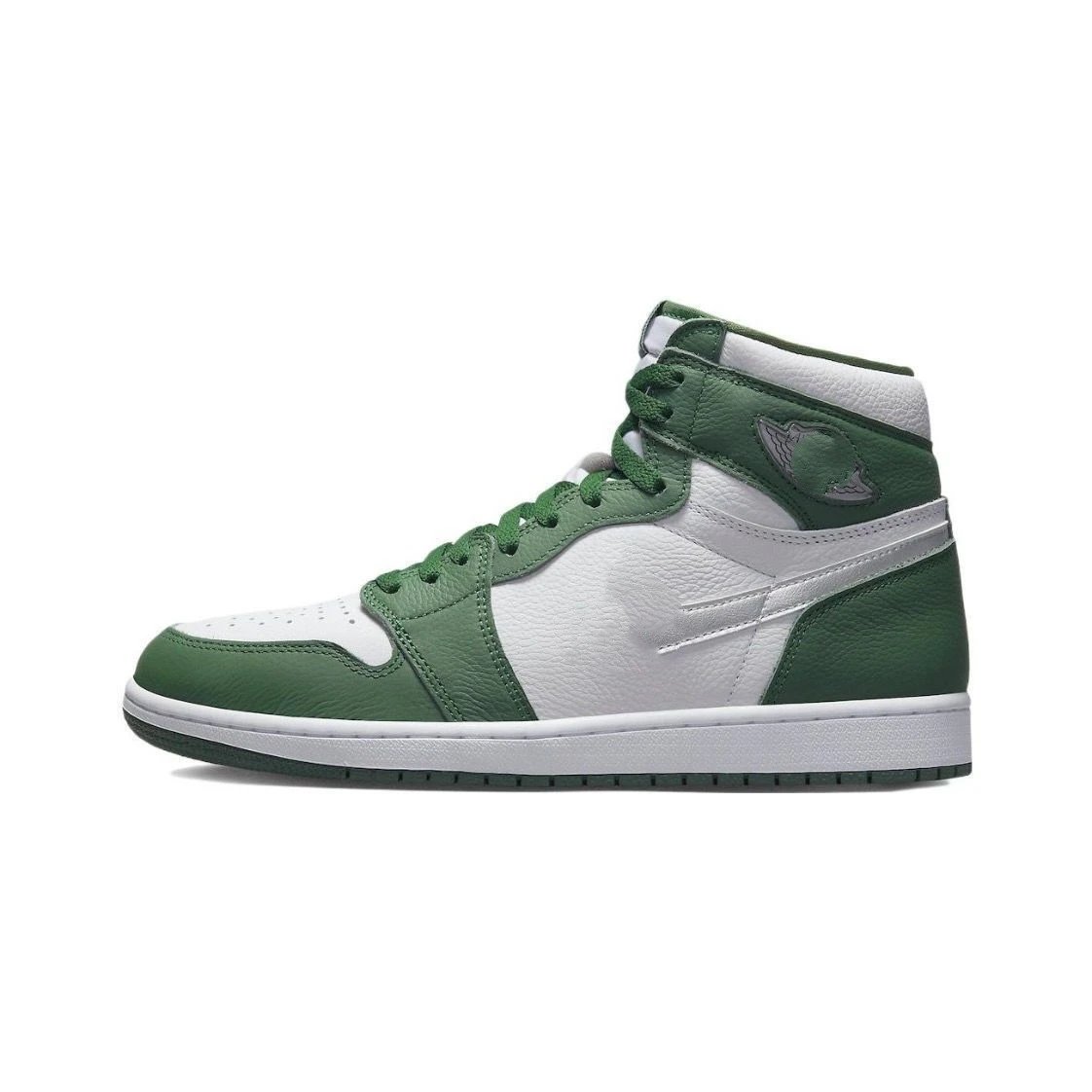 Jordan Sneakers High-Top Lace-Up Basketball — White and green