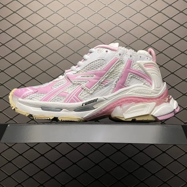Balenciaga Runner Neon Green White Sneakers Chunky Sneakers - 18