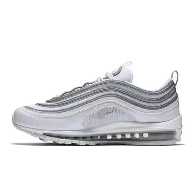 Nike Air Max 97 White/Grey Stripe Sneakers