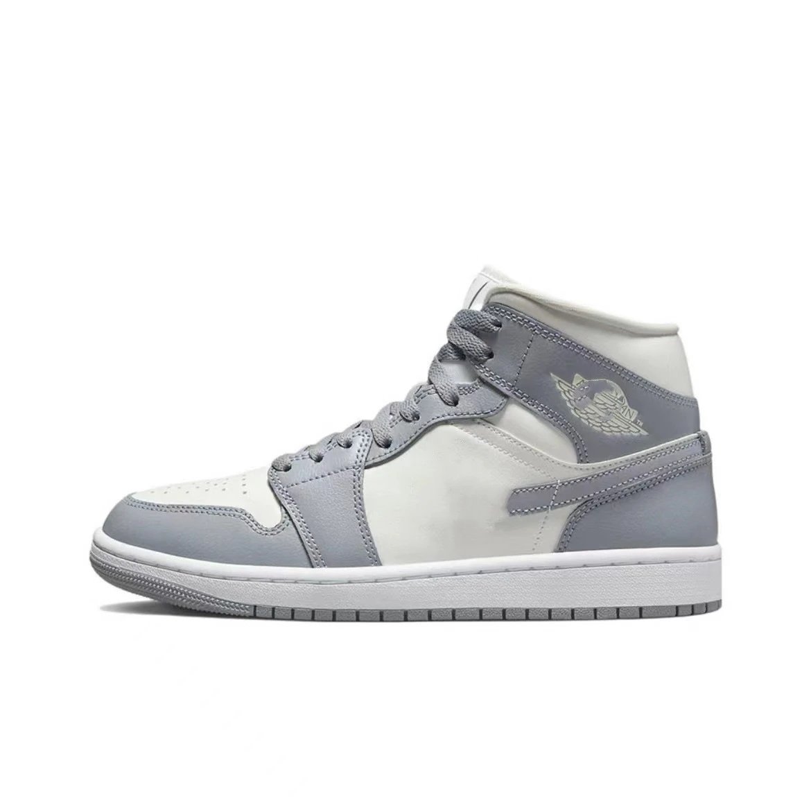 Jordan Sneakers High-Top Lace-Up Basketball — Grayish white