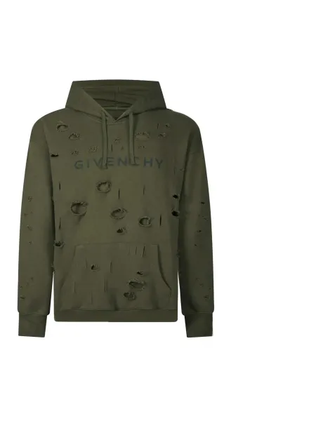 Givenchy Logo Hoodie Black - 6