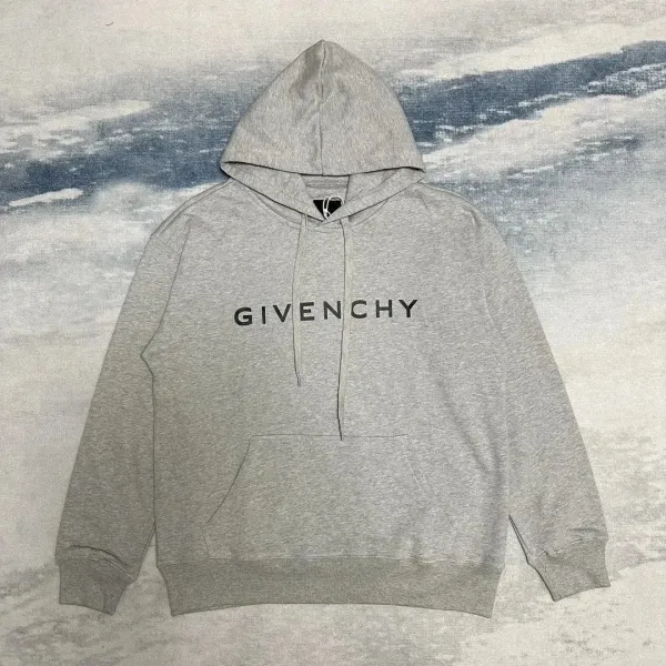 Givenchy Logo Hoodie Black - 4