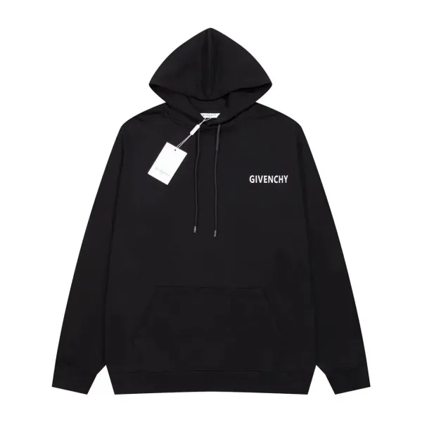 Givenchy Logo Hoodie Black - 8