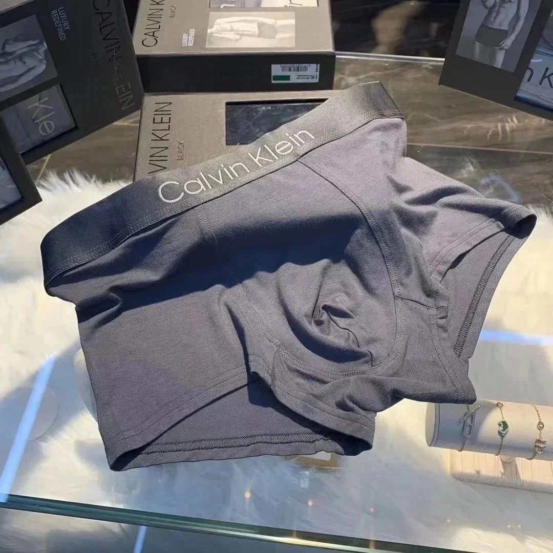 Calvin Klein Modern Cotton Boxer Briefs in Gray, White, and Black - 8