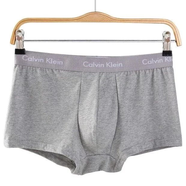 Calvin Klein Cotton Stretch Gray Boxer Briefs - 12