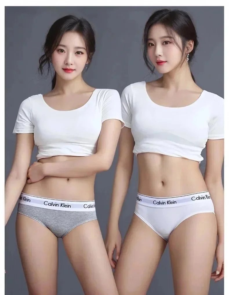 Calvin Klein Modern Cotton Brief White Red Gray Underwear - 3