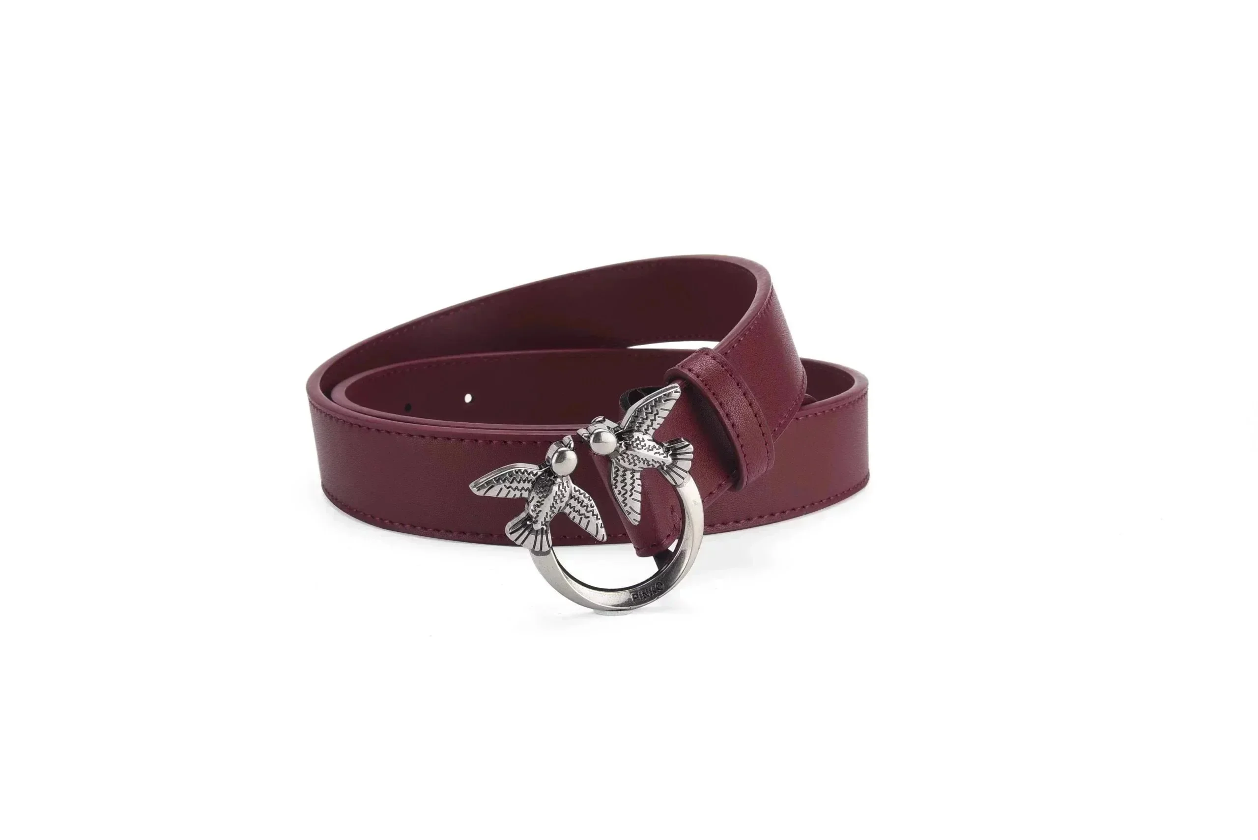 Pinko Burgundy Belt