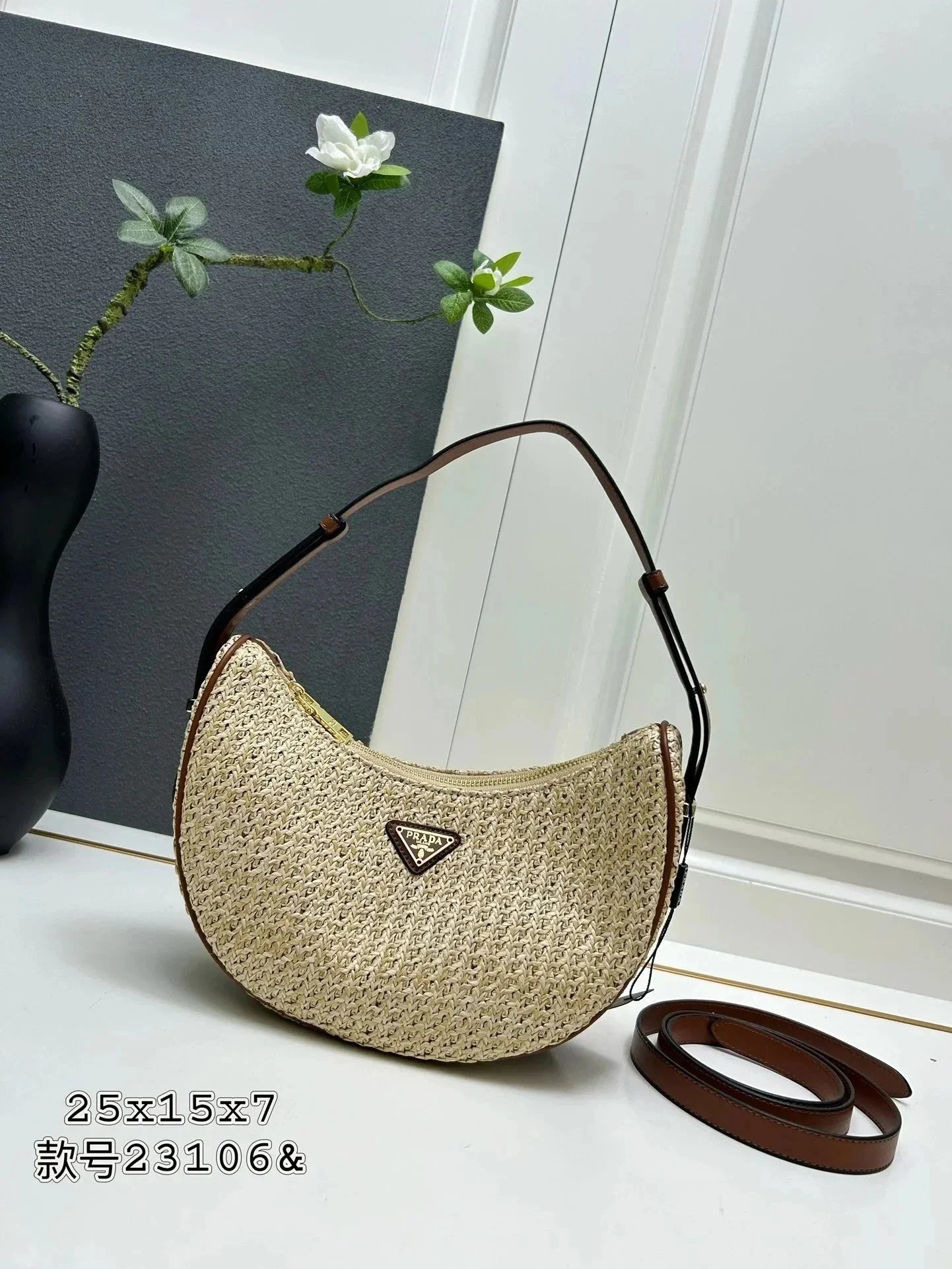 Unbranded Handbags Structured Top-Handle Turn-Lock Handbag — 25x15x7