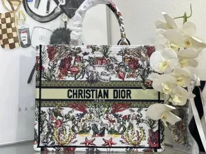 Dior Book Tote Mermaid Garden Multicolor Handbag