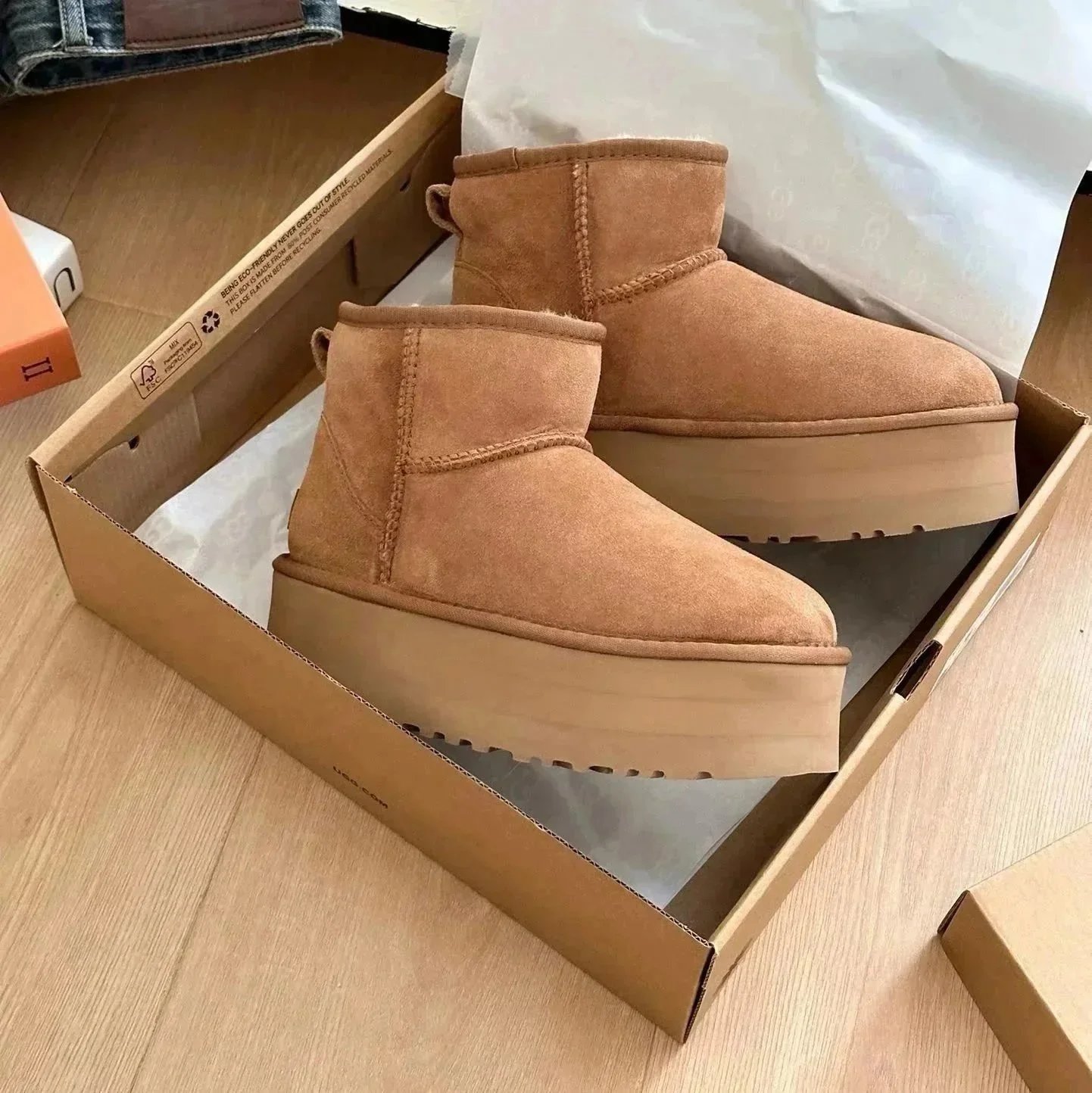 5854 thick bottom Chestnut color