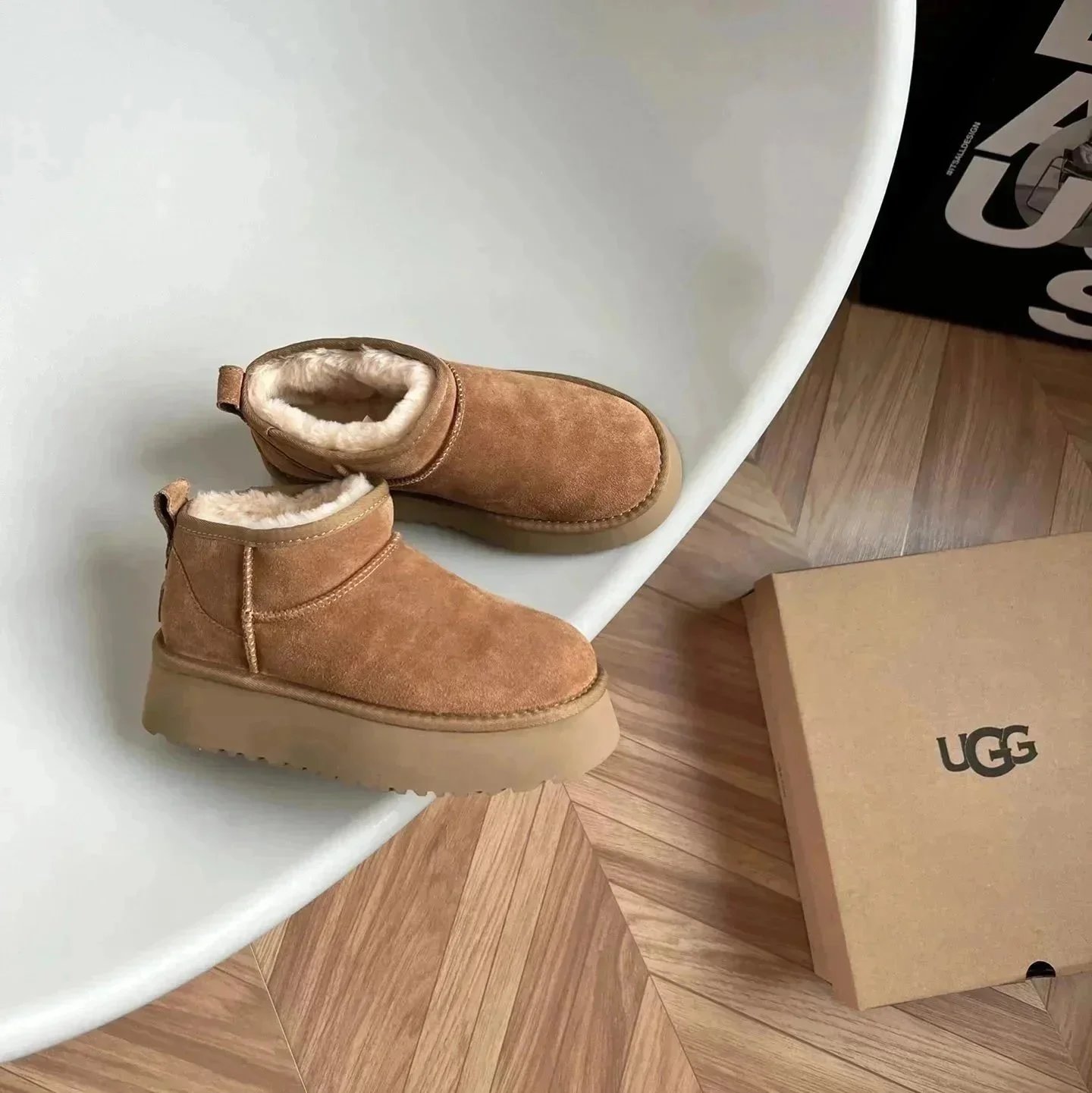 mini thick bottom Chestnut color