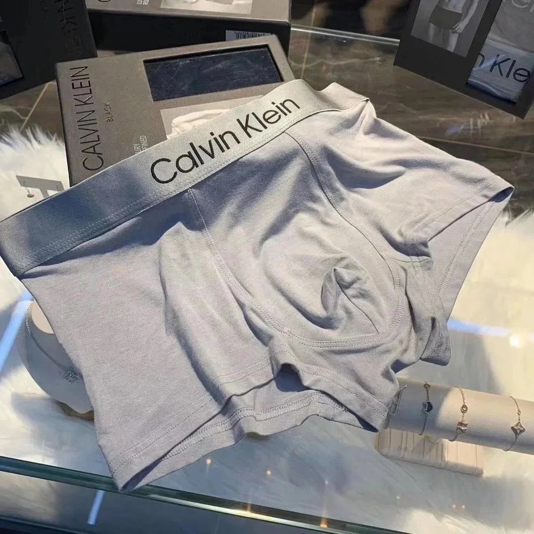 Calvin Klein Modern Cotton Boxer Briefs in Gray, White, and Black - 7