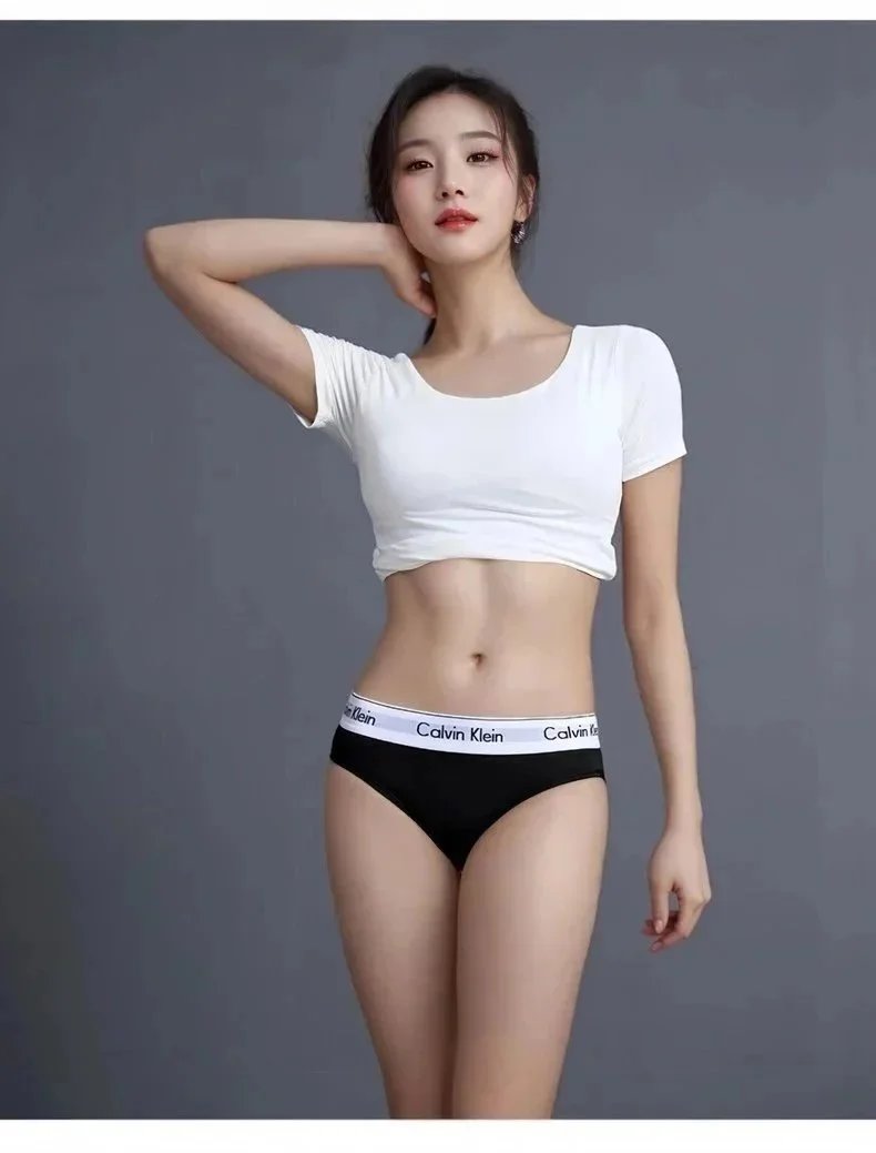 Calvin Klein Modern Cotton Brief White Red Gray Underwear - 2