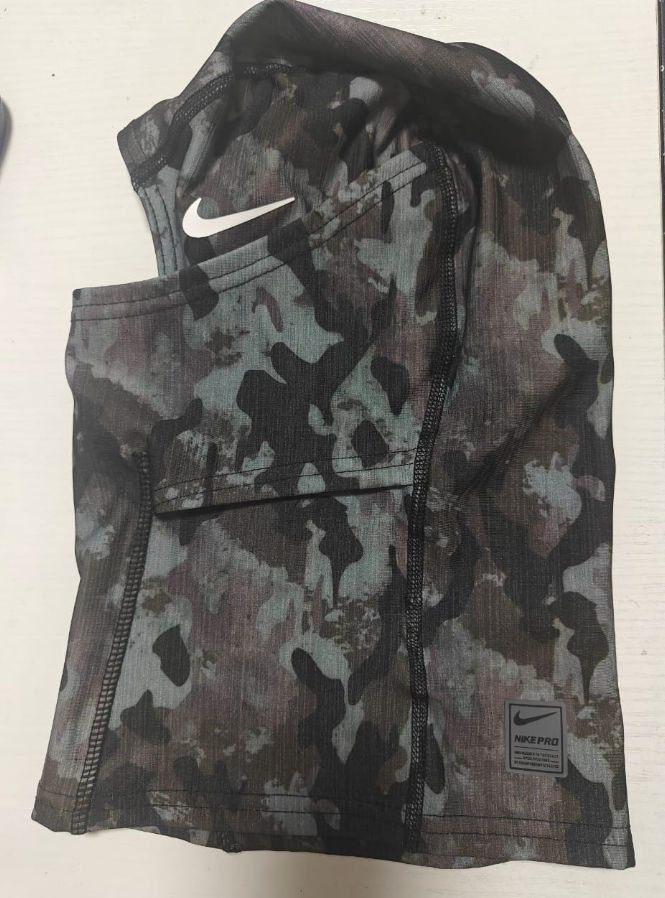 Black camouflage mask