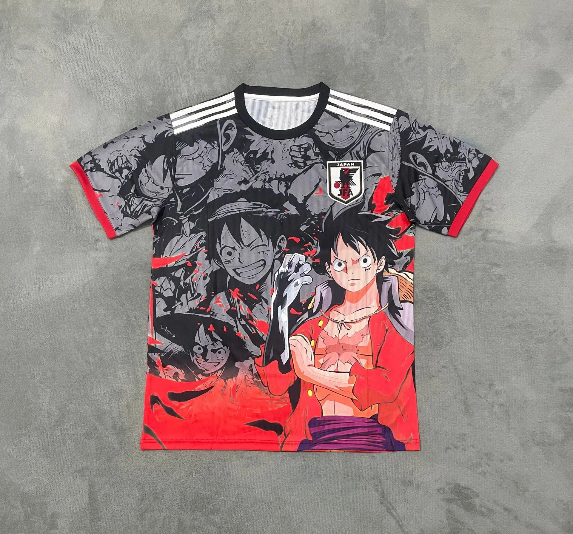 Grey and Red Luffy