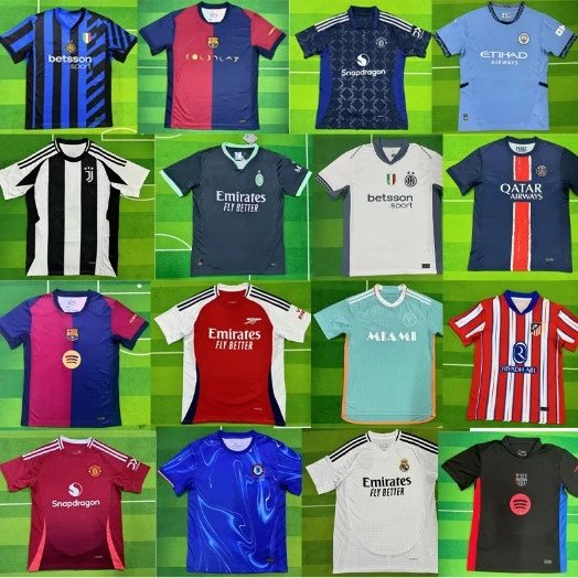 2425 New Club Paris Atletico Madrid Marseille ac Rome Chelsea Japan Tops Jersey Soccer Jerseys