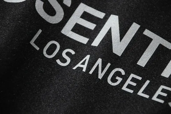 Fear of God Essentials Varsity Jacket Black and White Outerwear Jacket - 14