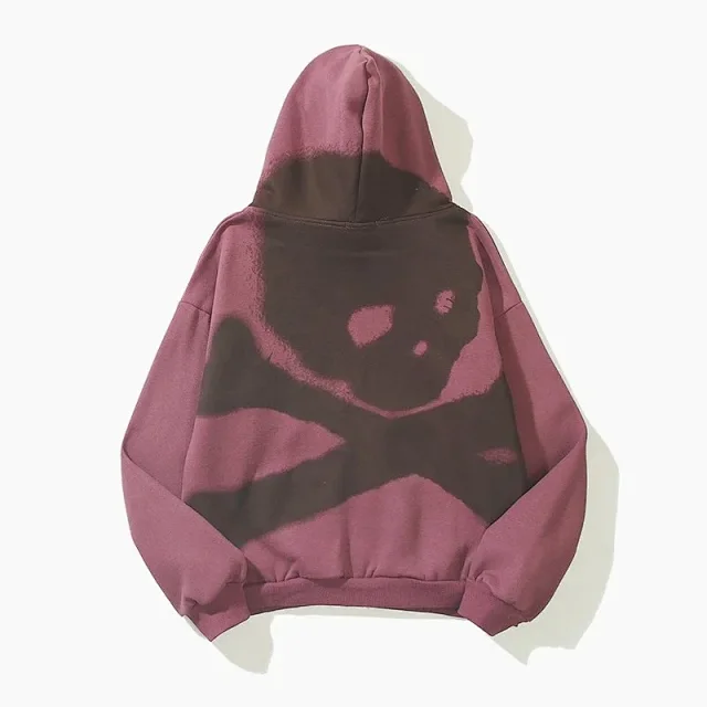 mastermind JAPAN Hoodies & Sweatshirts Zip-Up Hoodie with Skull Back Graphic product detail image 4