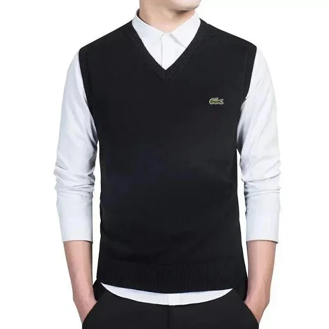 Lacoste Knitwear Crewneck knit sweater with crocodile logo product detail image 10