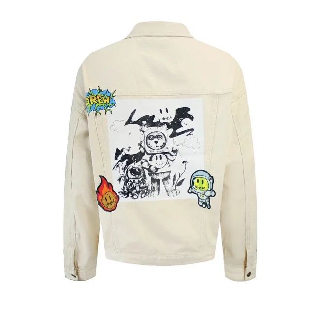 Drew Jackets Graphic Patch Denim Jacket product detail image 3