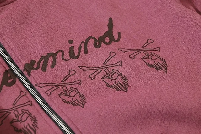 mastermind JAPAN Hoodies & Sweatshirts Zip-Up Hoodie with Skull Back Graphic product detail image 8