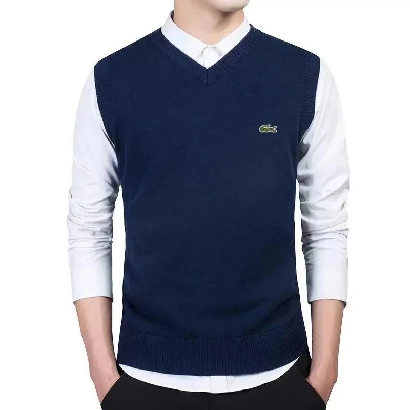 Lacoste Knitwear Crewneck knit sweater with crocodile logo image 11