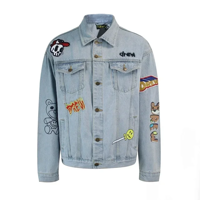 Drew Jackets Graphic Patch Denim Jacket product detail image 1