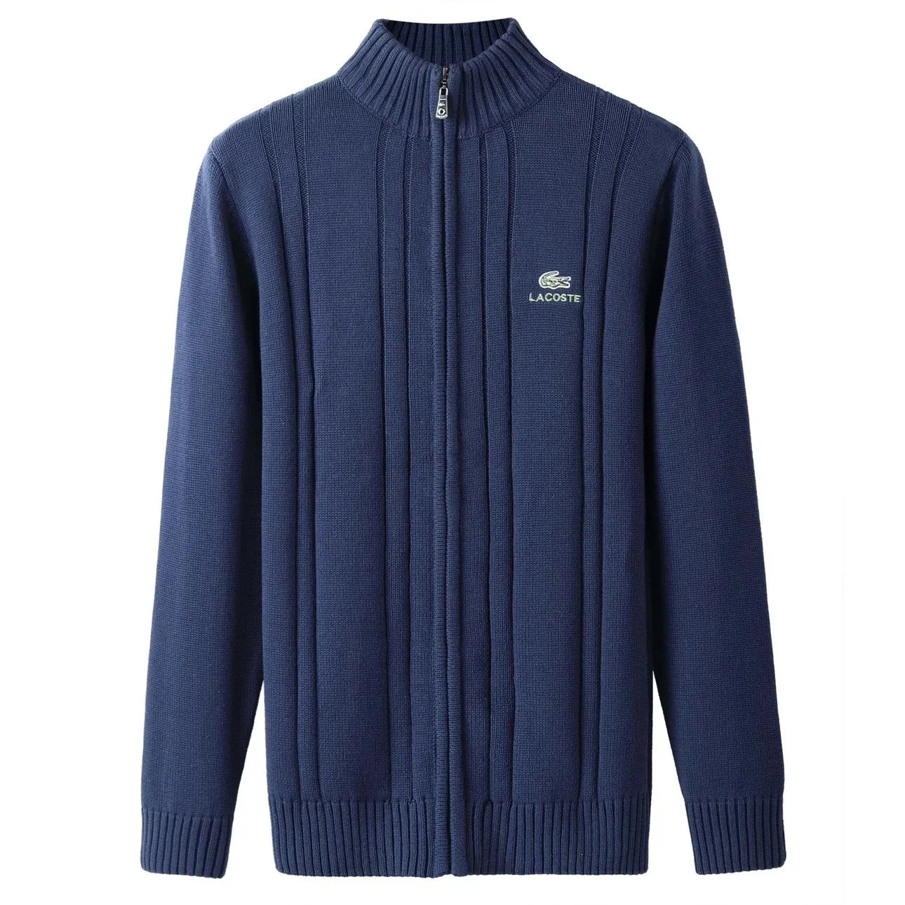 Lacoste Knitwear Crewneck knit sweater with crocodile logo image 7