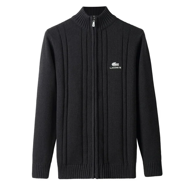 Lacoste Knitwear Crewneck knit sweater with crocodile logo product detail image 6