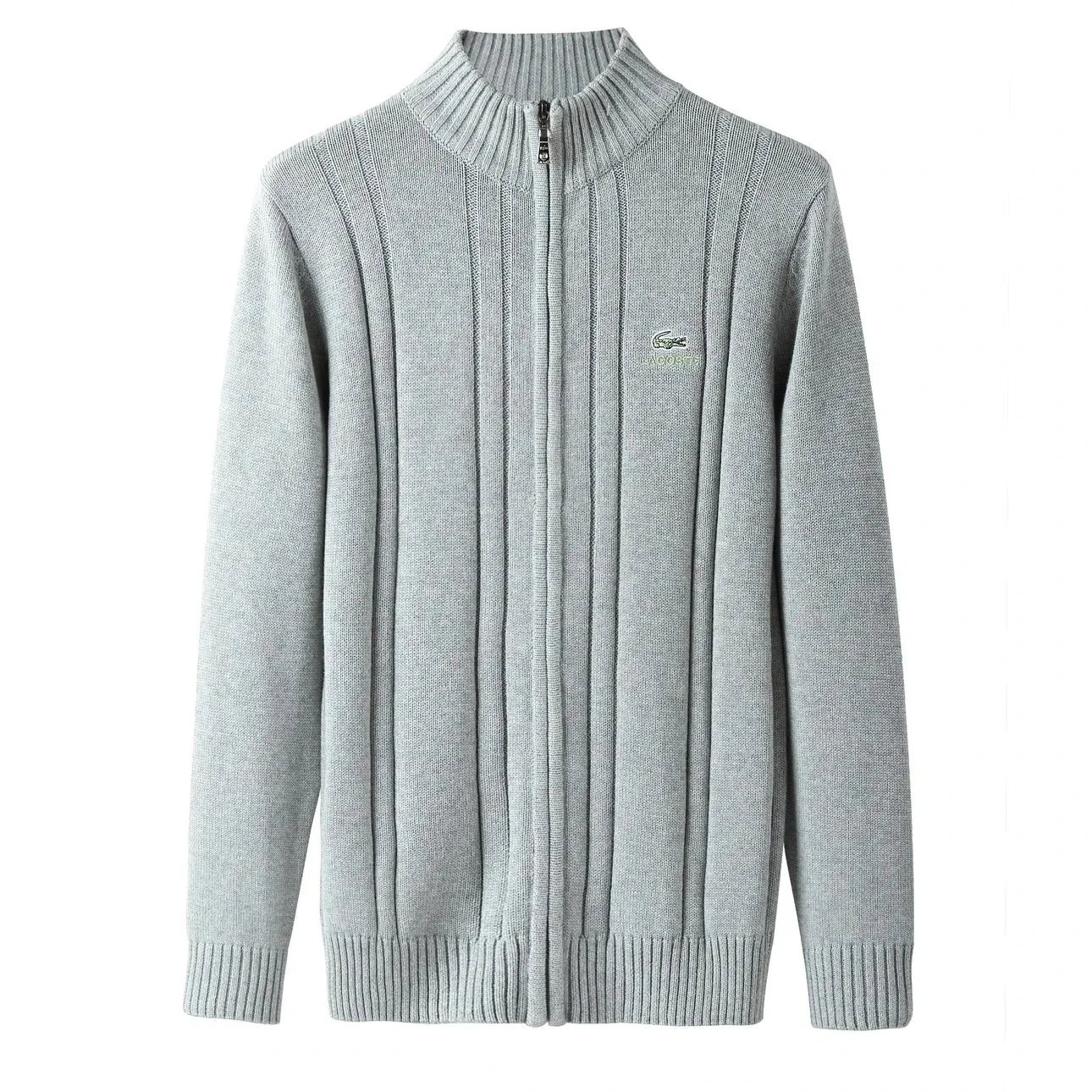 Lacoste Knitwear Crewneck knit sweater with crocodile logo image 8