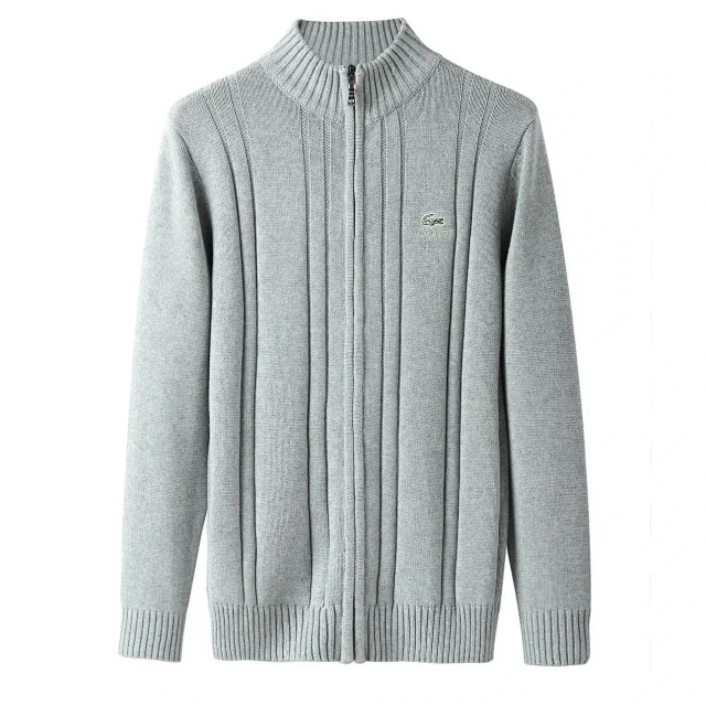 Lacoste Knitwear Crewneck knit sweater with crocodile logo product detail image 8