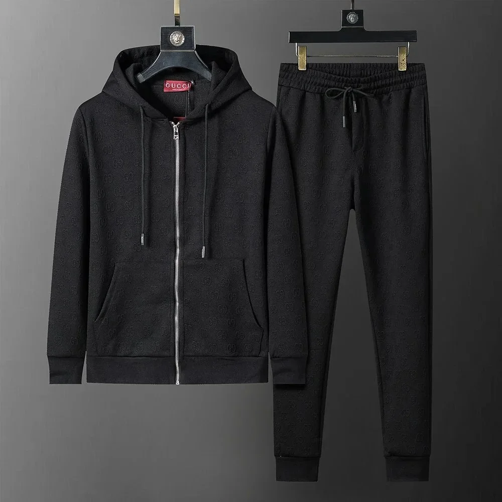 Gucci GG Supreme Hoodie and Jogger Pants Set
