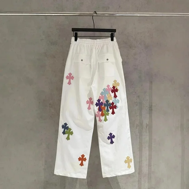 Unbranded Jeans Straight-leg with cross appliqué patches product detail image 8