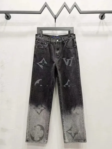Louis Vuitton Monogram Gradient Washed Denim Jeans - 1