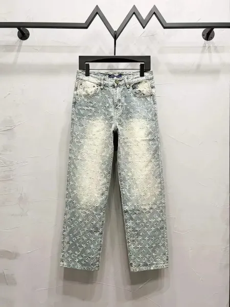 Louis Vuitton Monogram Washed Denim Jeans - 1
